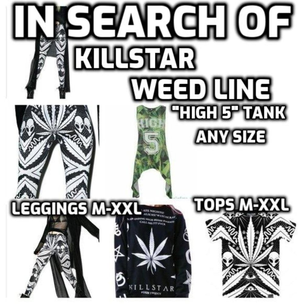 ISO: Killstar "Space Weed" leggings & "High5" Dress